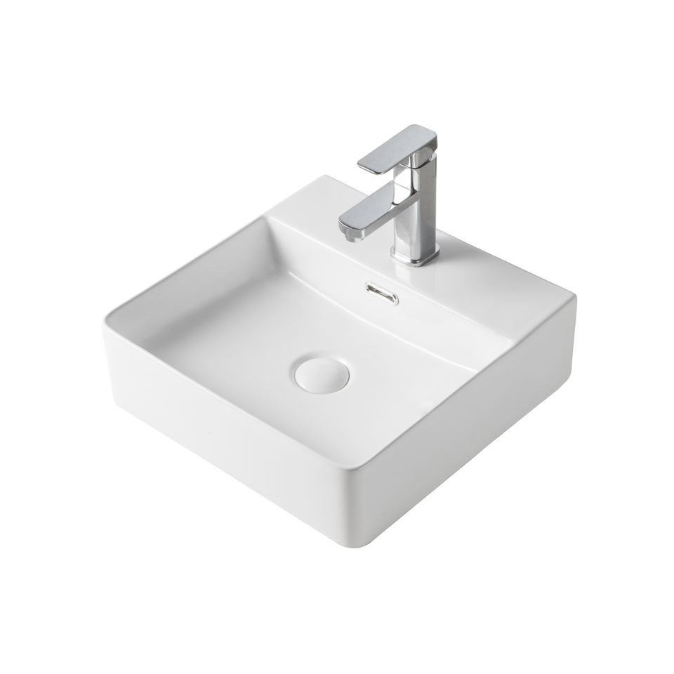 OneLife B42-42W Επικαθήμενος Νιπτήρας Πορσελάνης – Λευκός