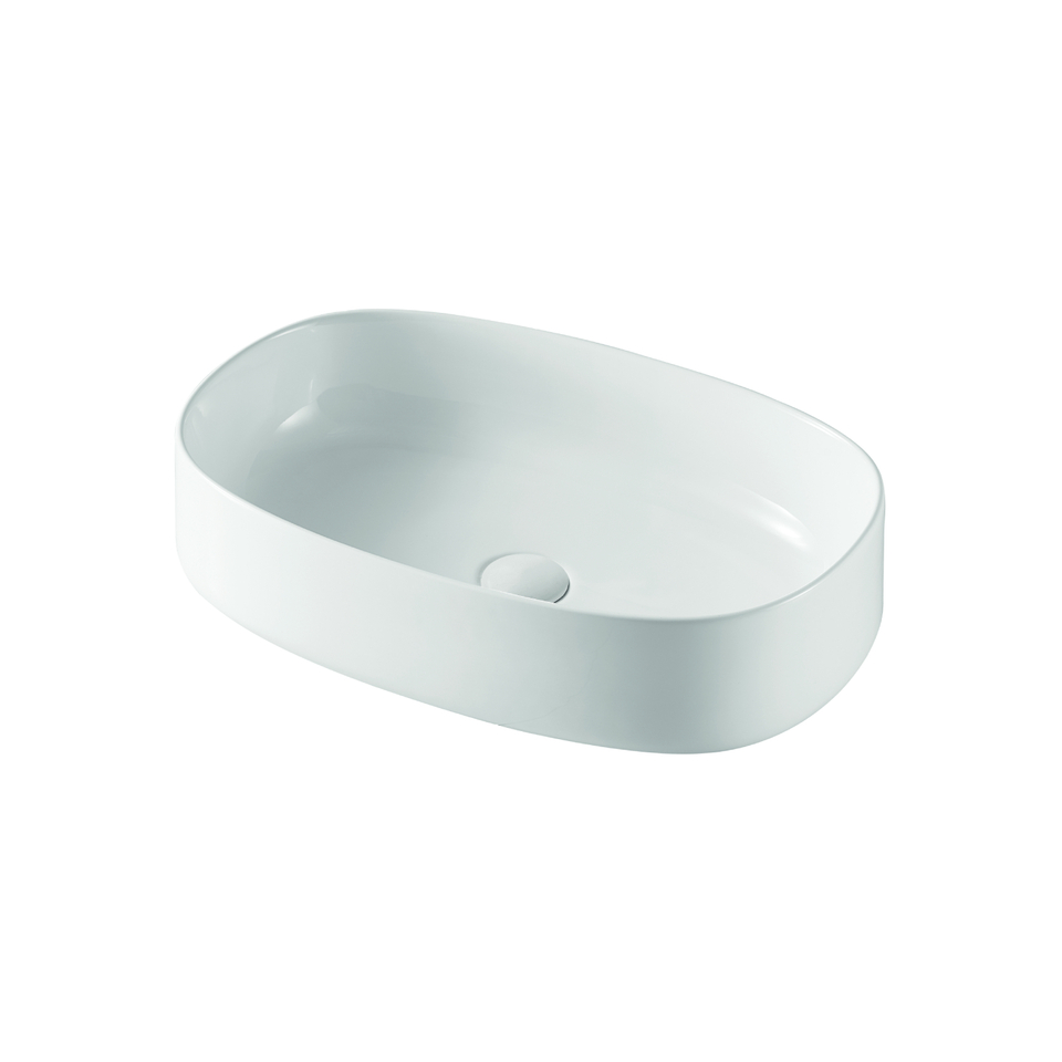 OneLife B56-35W Επικαθήμενος Νιπτήρας Πορσελάνης – Λευκός