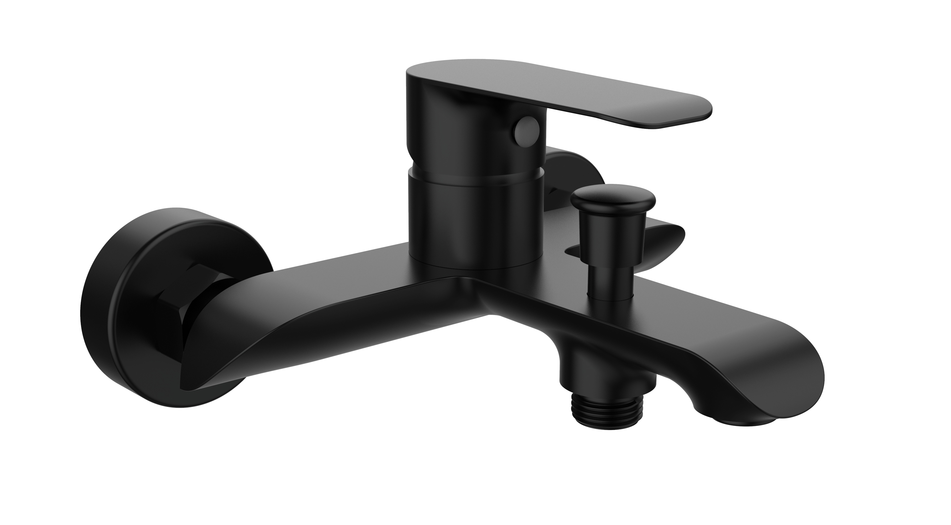 OneLife F1-100MB Αναμεικτική Μπαταρία Μπανιέρας Μαύρο ματ