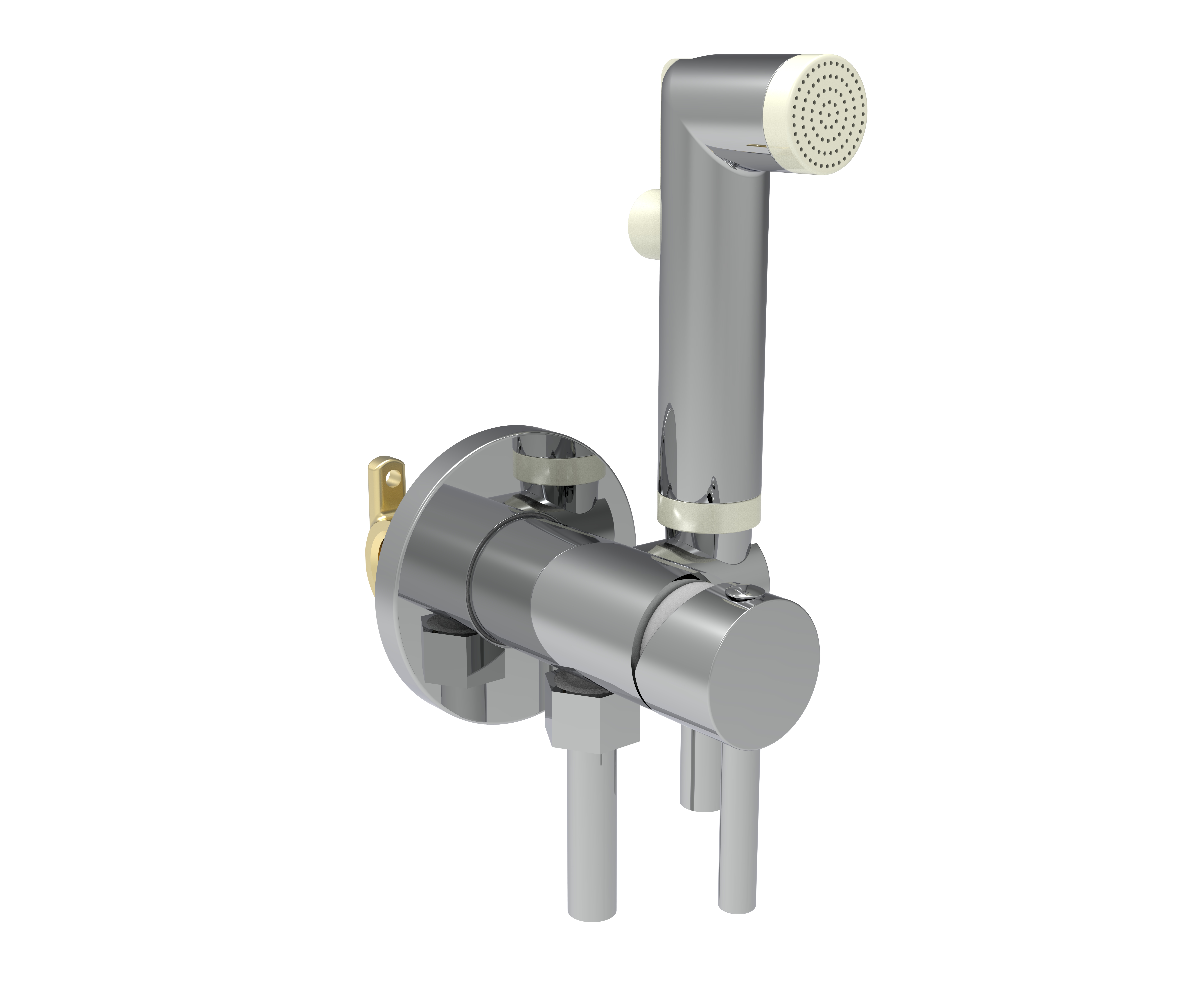 OneLife F1-800C Επιτοίχια Μπαταρία Μπιντέ Ασημί